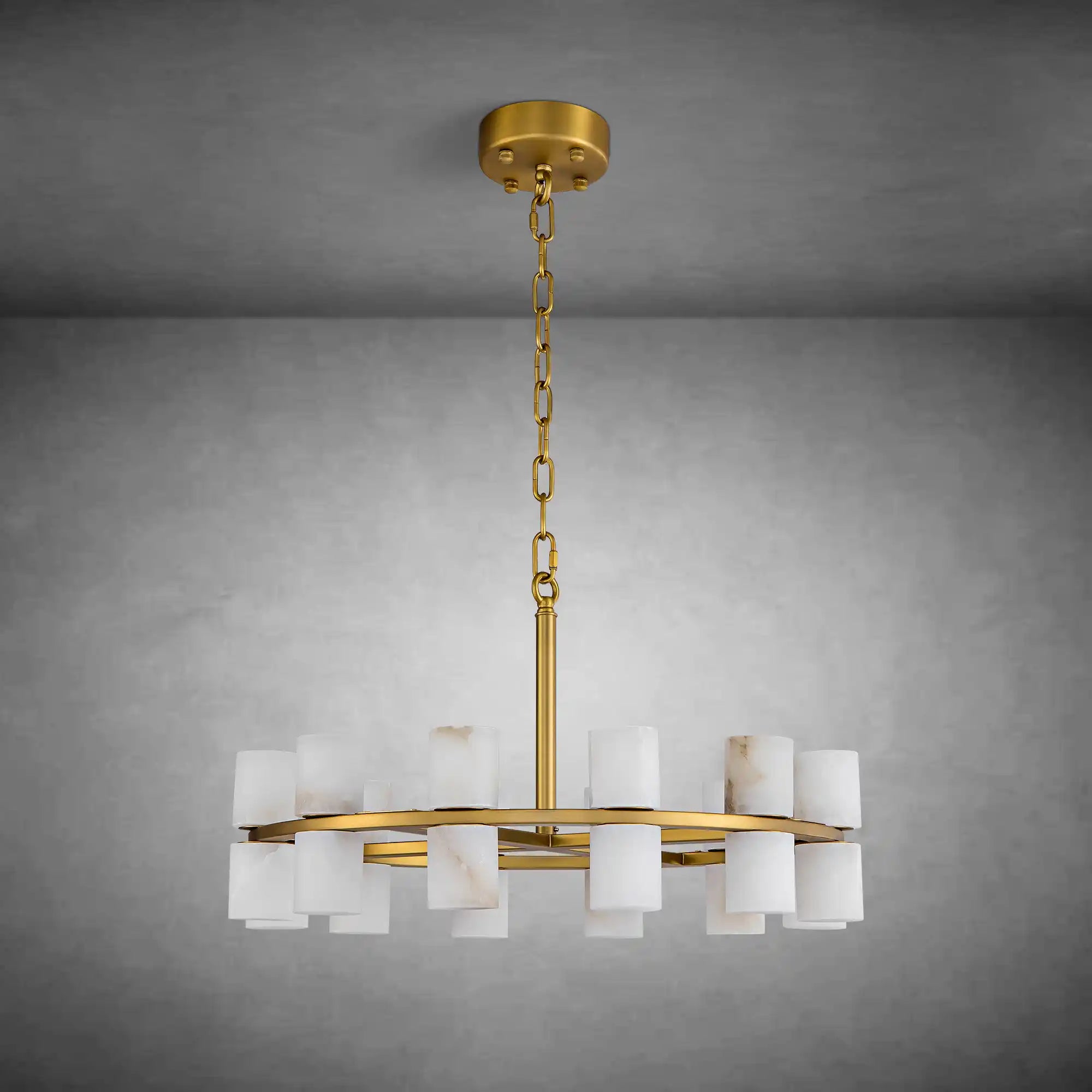 Spanish Alabaster Chandelier