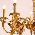 41X20 Inch 10 Lights Baroque Style European Antique Copper Chandelier-铜灯-Jecanoli