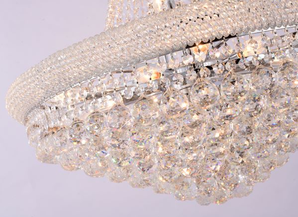30X50 Inch 32 Lights French Empire K9 Crystal Chandelier-大吊灯-Jecanoli