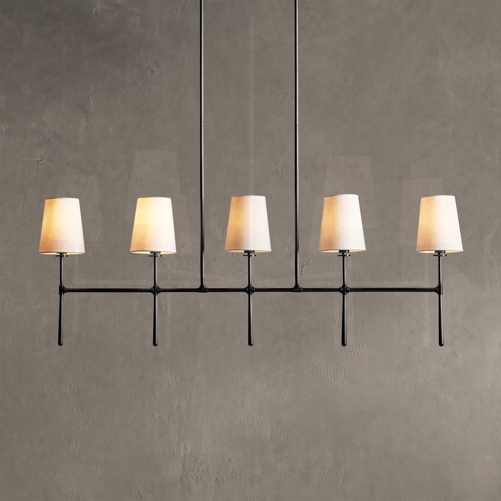 Rhodes Linear Chandelier 5 Light / 6 Light