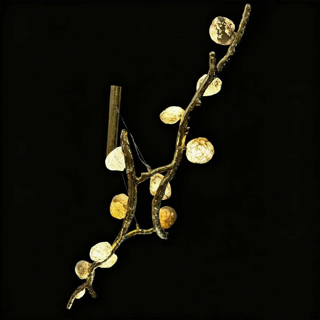 Luxury Statement Nature-inspired Twig Natural Crystal Chandelier-Jecanoli