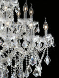 37'' Big Chandelier 28 Lights Maria Theresa Crystal Chandelier for Living Room MT01L28C-吊灯-Jecanoli