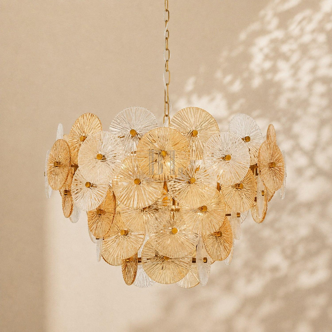 Suna Round Chandelier 12 Light 30"W-Jecanoli
