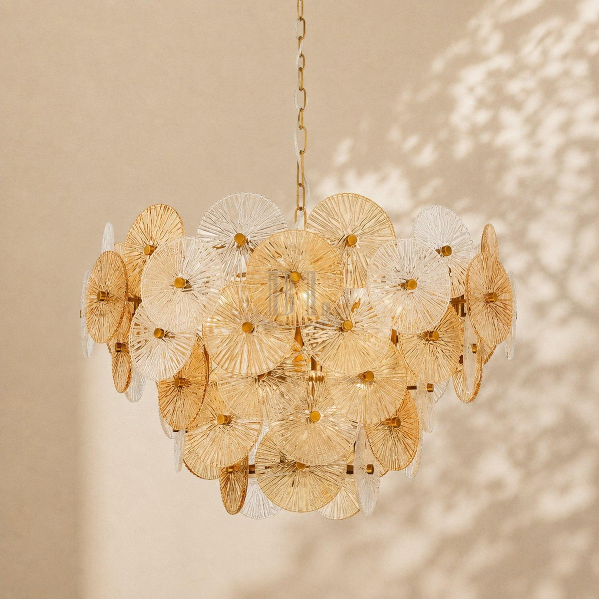 Suna Round Chandelier 12 Light 30"W-Jecanoli