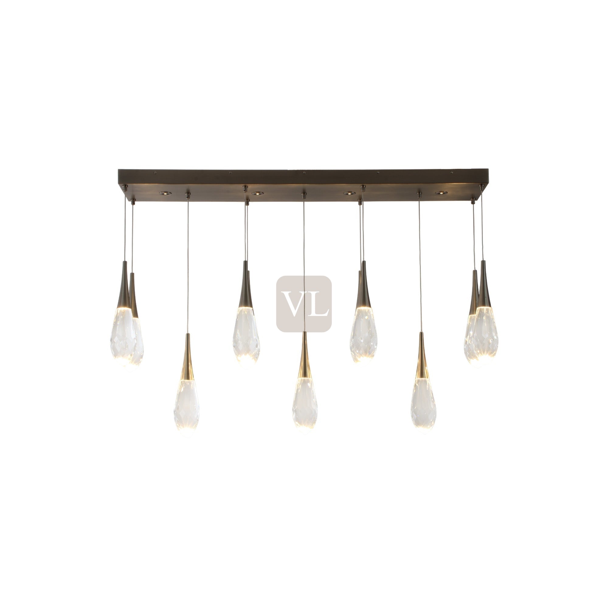 Crystal Drop LED Pendant Light