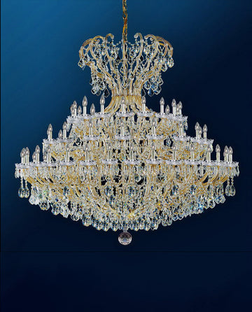 84 Inch Extra Large Crystal Chandelier Classical 72 Lights Maria Theresa Chandelier for Wedding Hall-大吊灯-Jecanoli