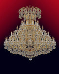 66 Lights Big Maria Theresa Chandelier 60 Inch Large Crystal Chandelier for Foyer-大吊灯-Jecanoli