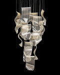 118 Inch Tall Modern Acrylic Modern Chandelier for Staircase 31