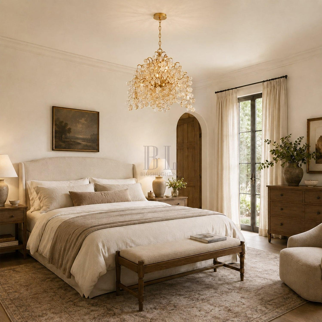 Campo Round Chandelier 11 Light 33"W-Jecanoli