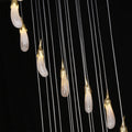 24 Rock Crystal Long-eggplants Modern Chandelier 138 Inch Long Staircase Chandelier-现代灯-Jecanoli
