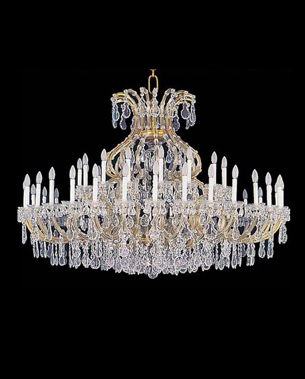 73X47 Inch Extra Wide Chandelier Big Maria Theresa Crystal Chandelier For Wedding Hall-大吊灯-Jecanoli