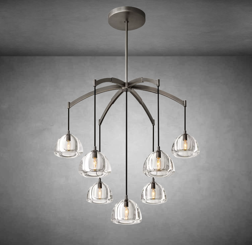 Haloid Round Chandelier