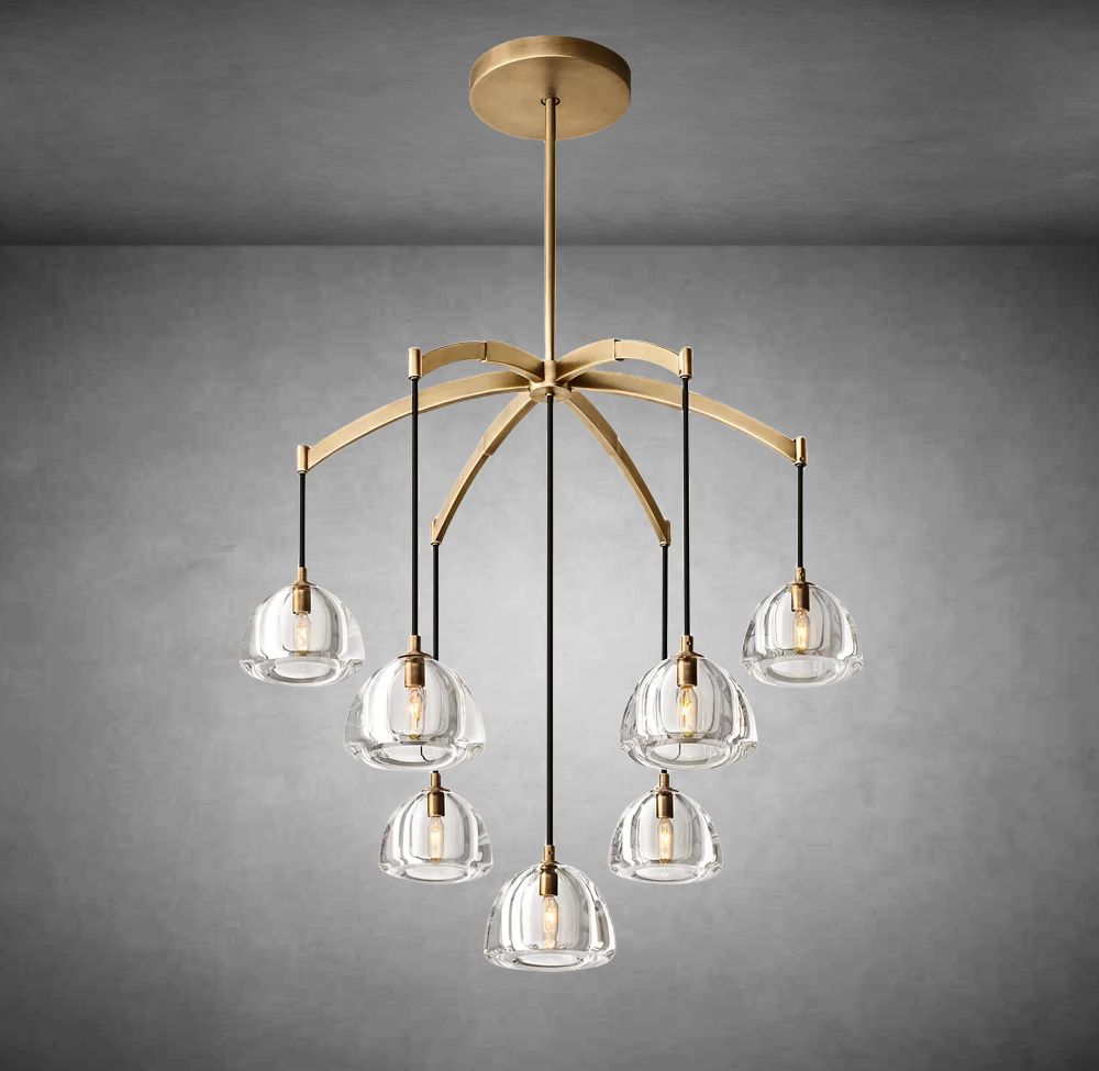 Haloid Round Chandelier