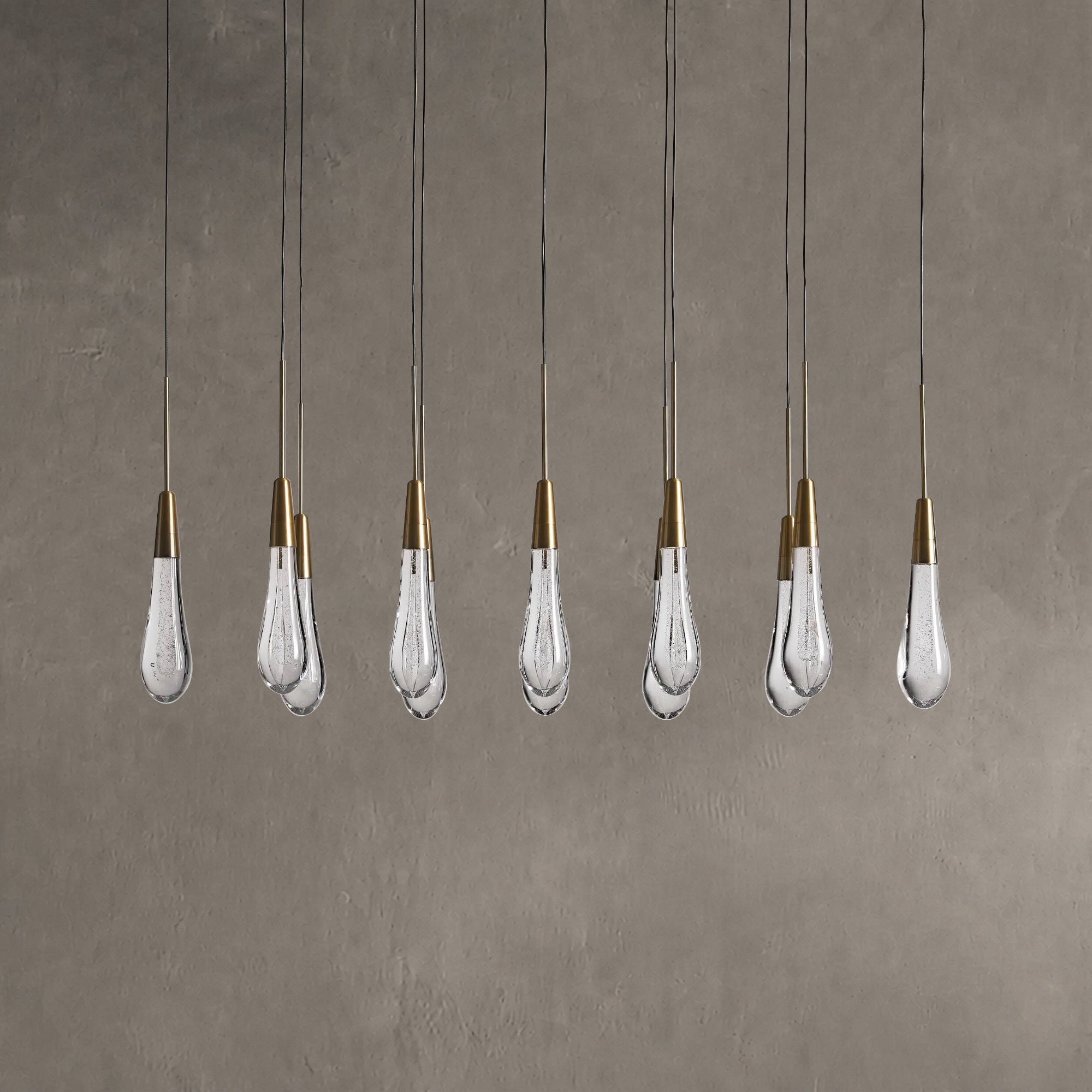 Soltaire Linear Chandelier 37"50"70"87"120"