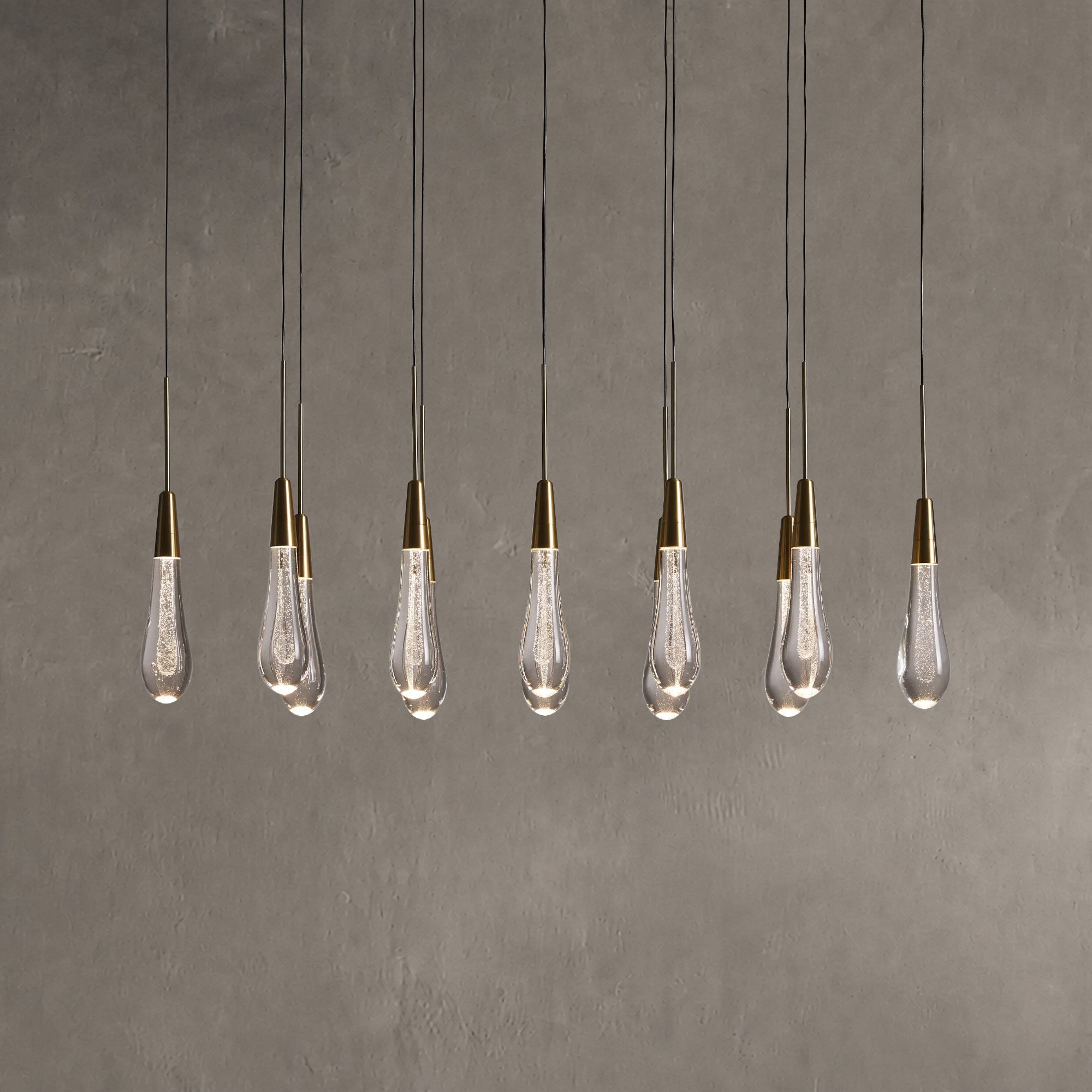 Soltaire Linear Chandelier 37"50"70"87"120"