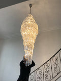 Luxury Spiral Crystal Chandelier for High-ceiling/Foyer/Staircase-Chandeliers-Jecanoli