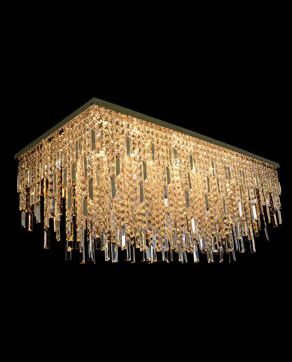 Modern Crystal Ceiling Chandelier 24"W 20"H-大吊灯-Jecanoli