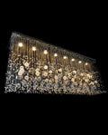 8 Lights Rectangle Modern Ceiling Chandelier 14