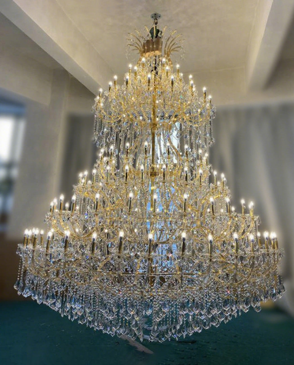 9ft x 12 ft Extra Large Maria Theresa Chandelier for Big Hall 108"W 144"H-大吊灯-Jecanoli