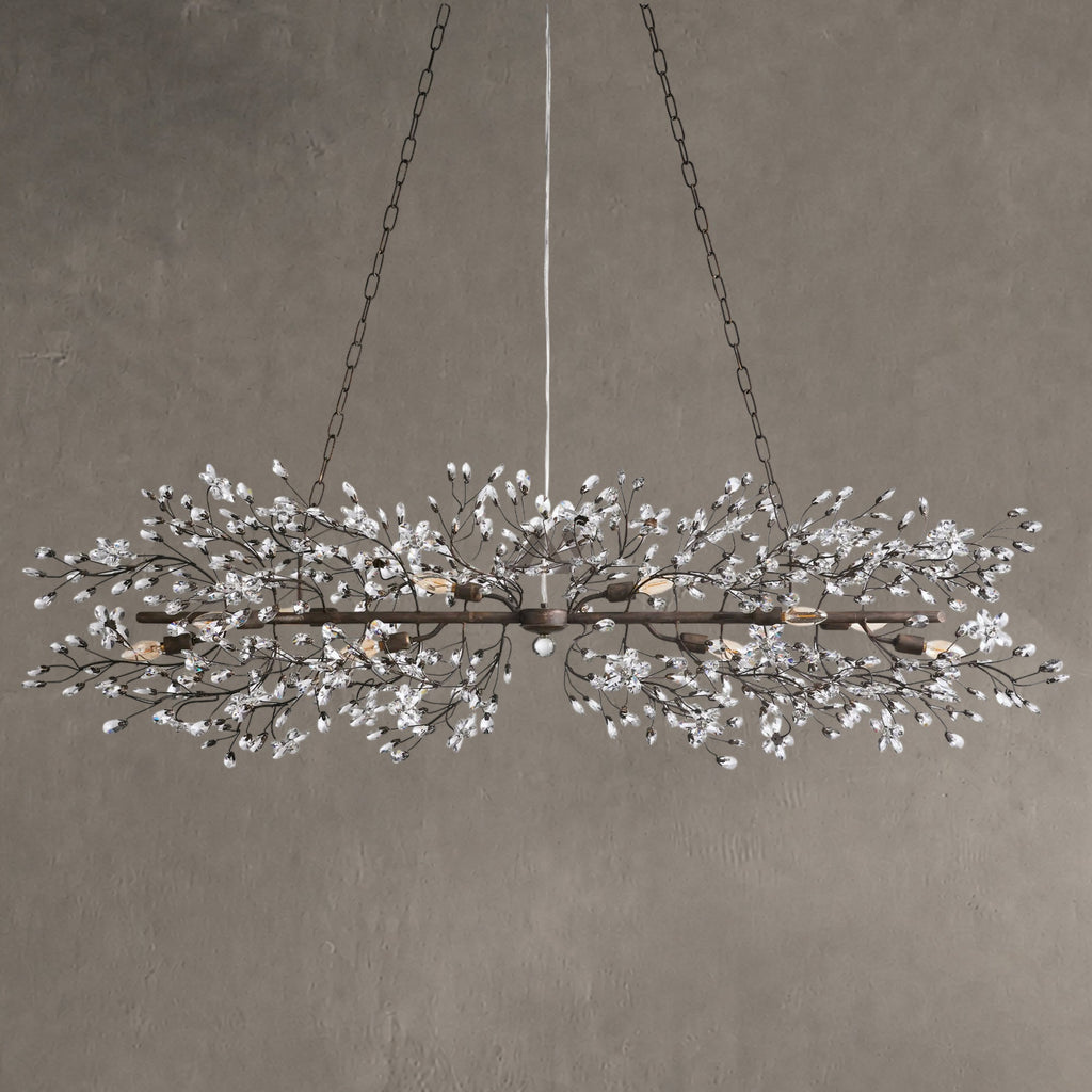 Fiore Linear Chandelier 43"51"68"