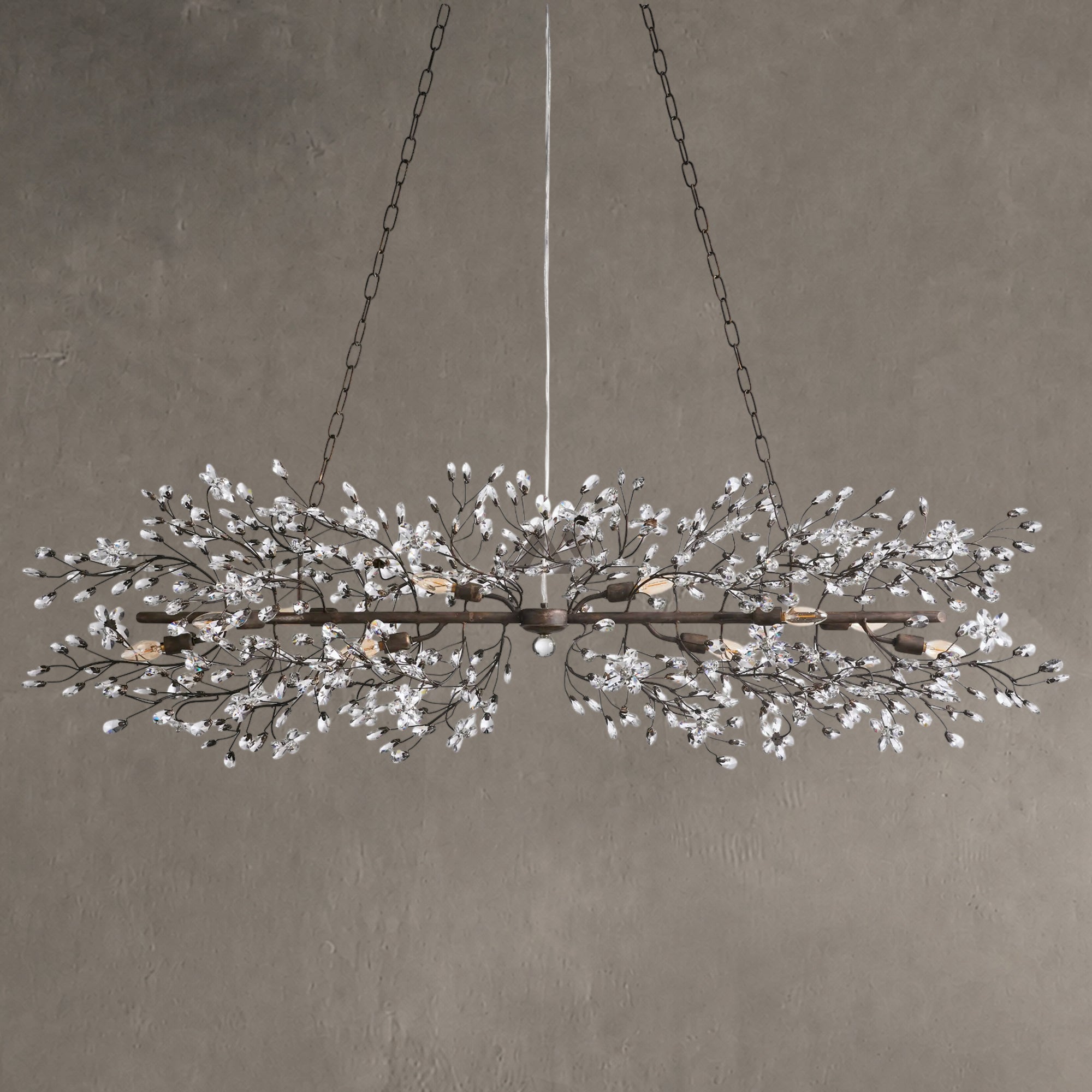 Fiore Linear Chandelier 43"51"68"