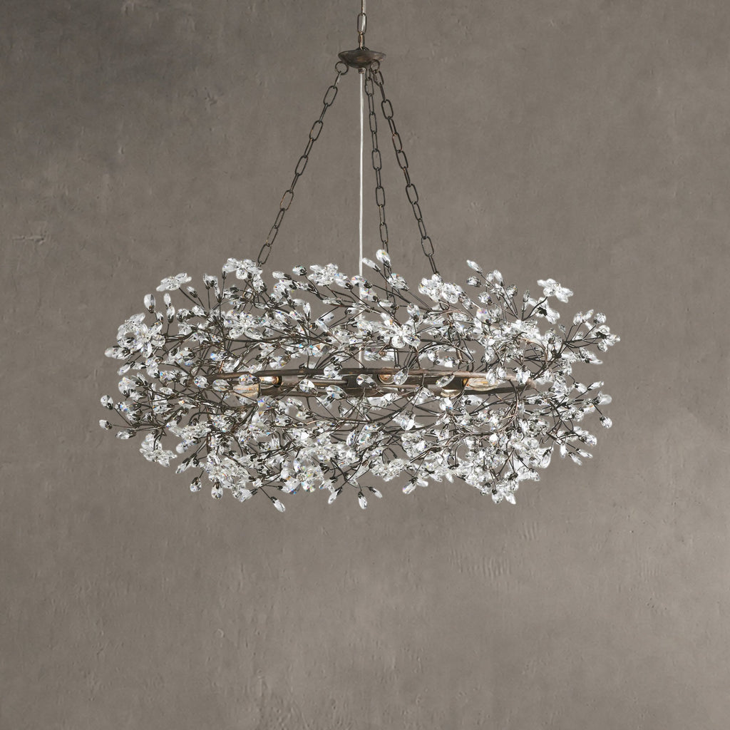 Fiore Crown Chandelier 39" 48" 60"