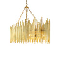Althely 10 Lights Rectangle Pendant Chandelier-Jecanoli
