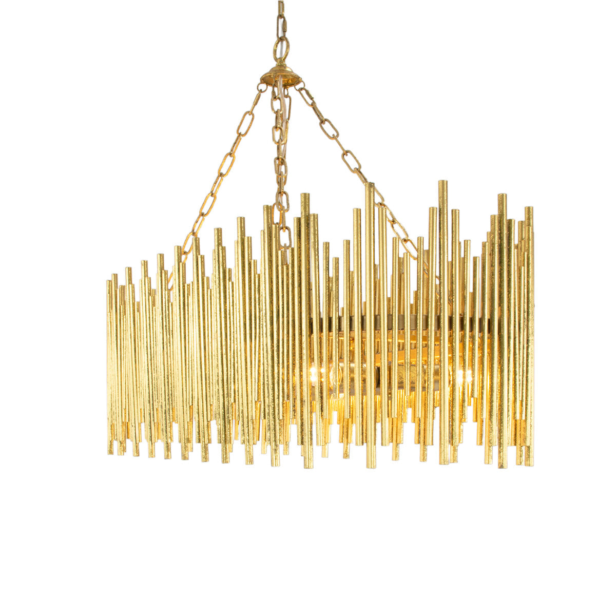 Althely 10 Lights Rectangle Pendant Chandelier-Jecanoli