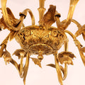 41X20 Inch 10 Lights Baroque Style European Antique Copper Chandelier-铜灯-Jecanoli