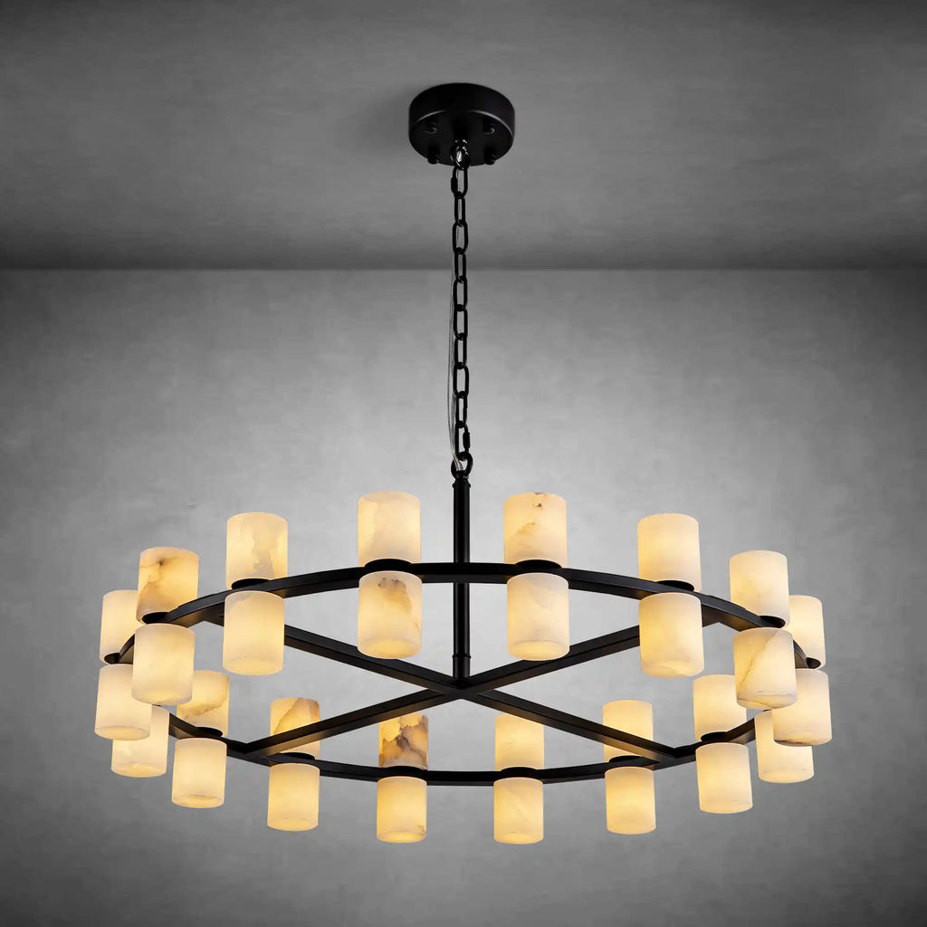 Spanish Alabaster Chandelier