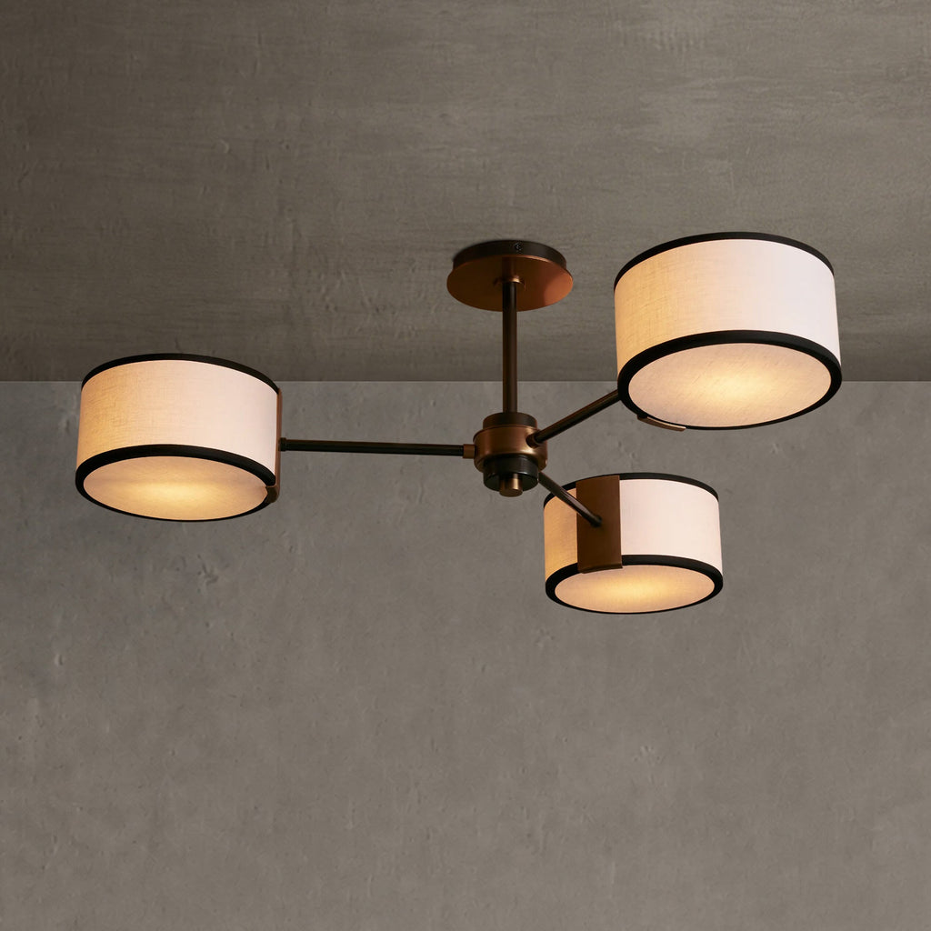 Daphne Fabric Flush Mount
