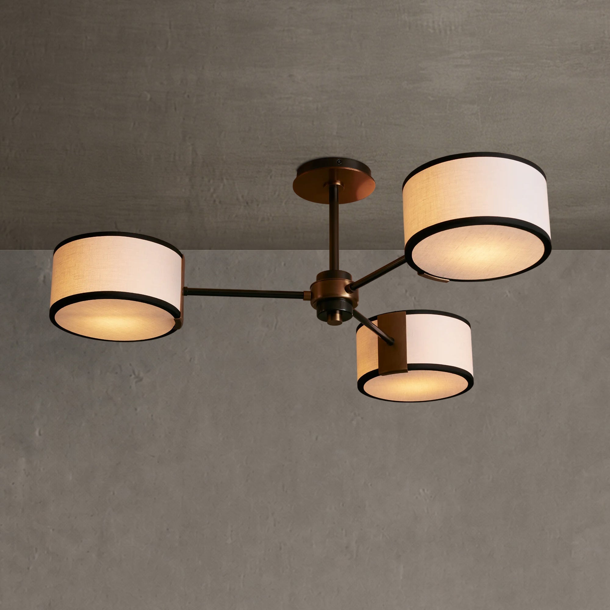 Daphne Fabric Flush Mount