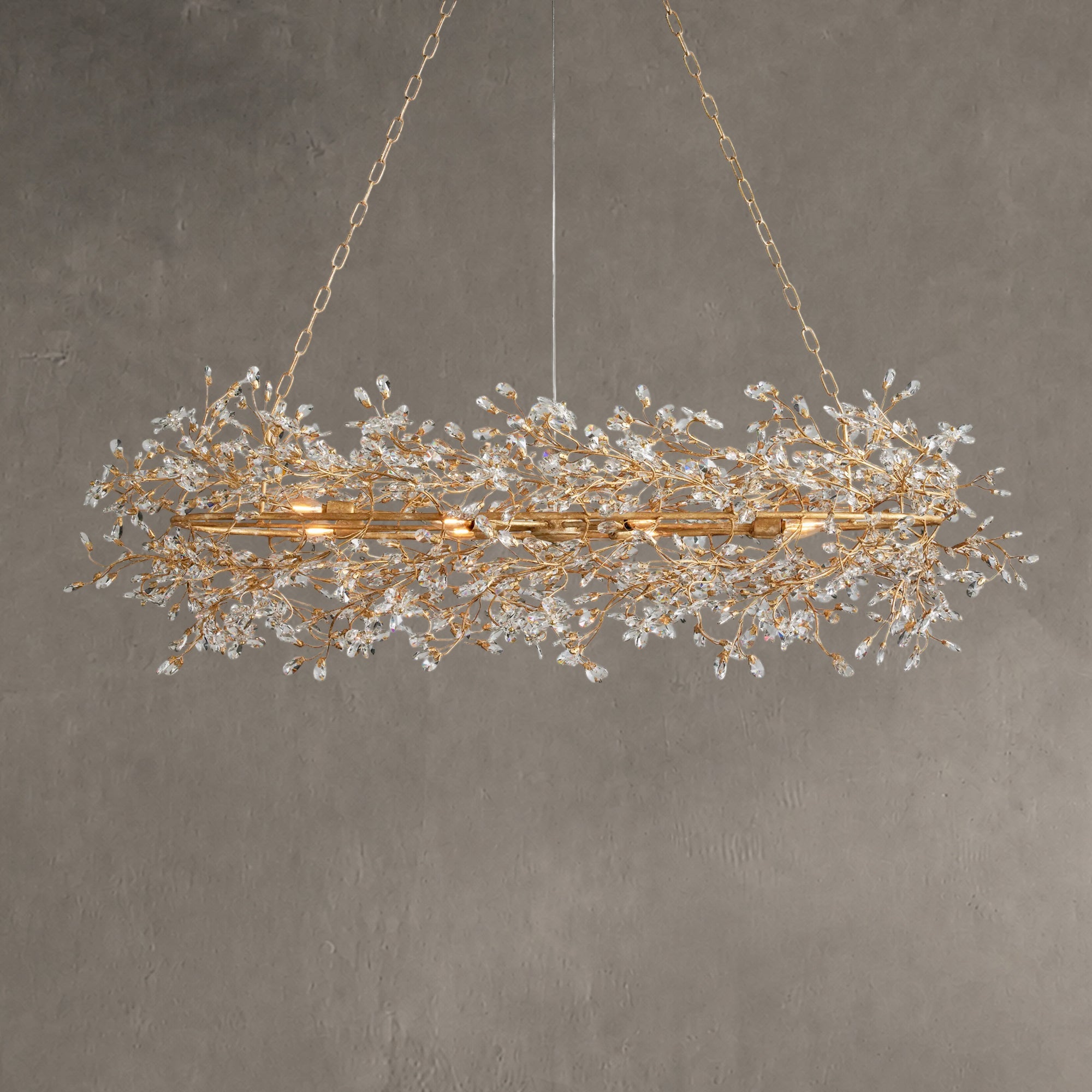Fiore Oval Chandelier 62''74''