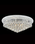24'' Round Crystal Ceiling Light Empire Flush Mounted Crystal Chandelier-吸顶灯-Jecanoli