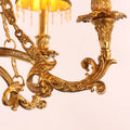 30X30 Inch 6 Lights Baroque Style Antique Copper Chandelier-铜灯-Jecanoli