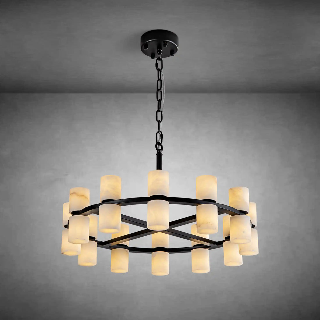 Spanish Alabaster Chandelier