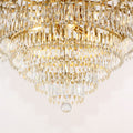 47 Inch Wide French Empire Style Brass Crystal Chandelier Gold Living Room Chandelier-铜灯-Jecanoli