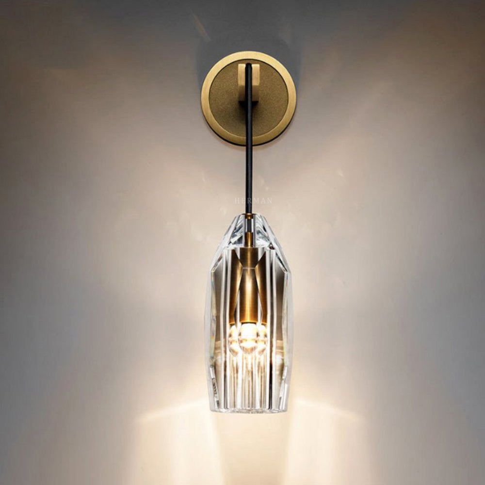 Chapt Crystal Shade Wall Sconce-NORMAL-Jecanoli