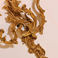 3 Lights French Retro Brass Wall Lamp Indoor Decorative Copper Wall Sconce-壁灯-Jecanoli