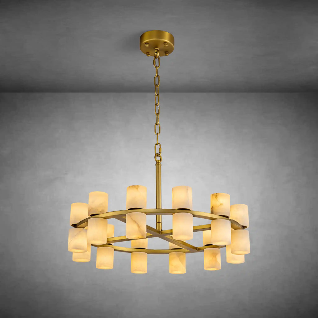 Spanish Alabaster Chandelier