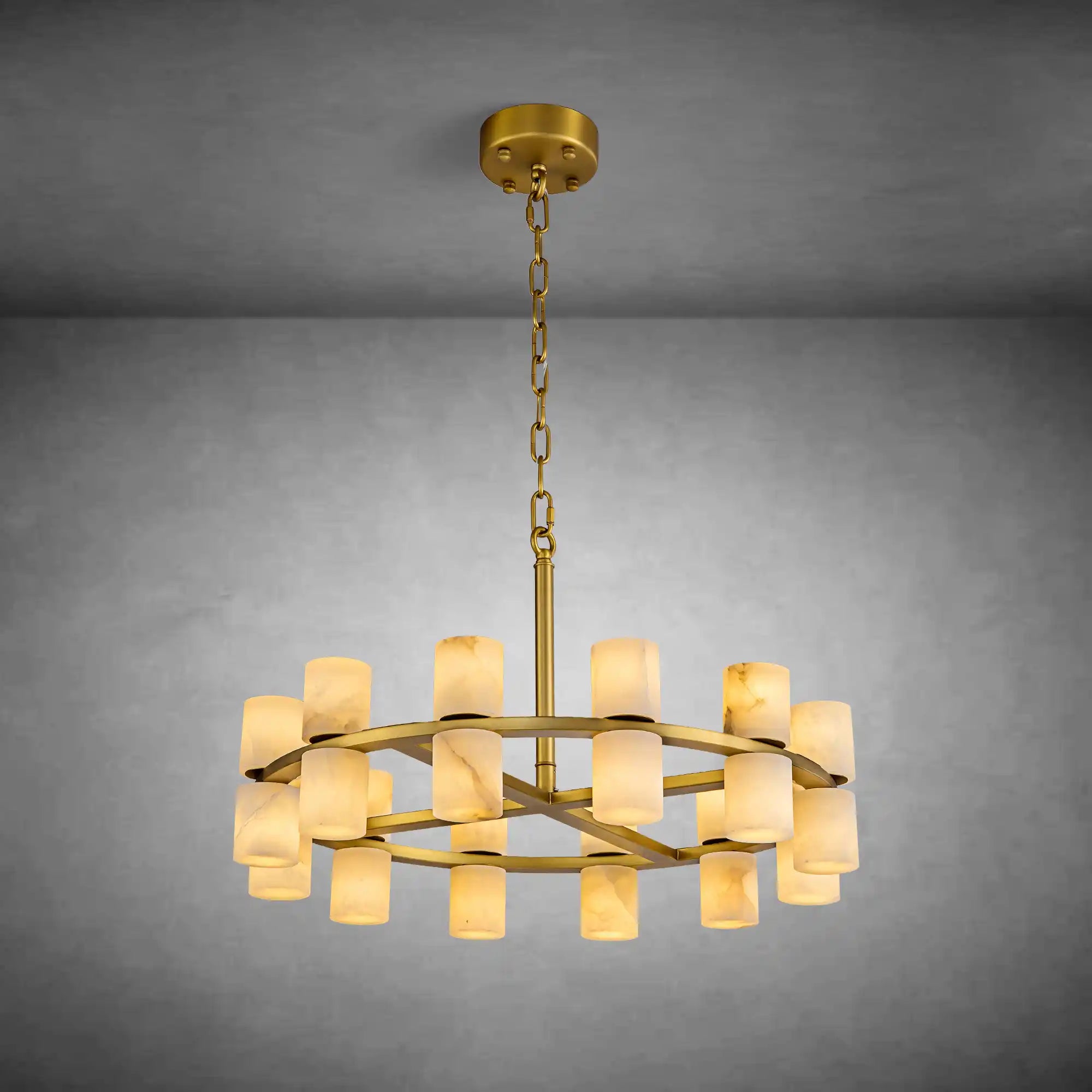 Spanish Alabaster Chandelier