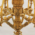 26X30 Inch 6 Lights Small Baroque Style Antique Copper Chandelier-铜灯-Jecanoli