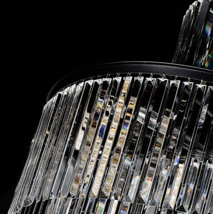 Long Spiral Crystal Chandelier for Staircase 39"W 118"H-大吊灯-Jecanoli