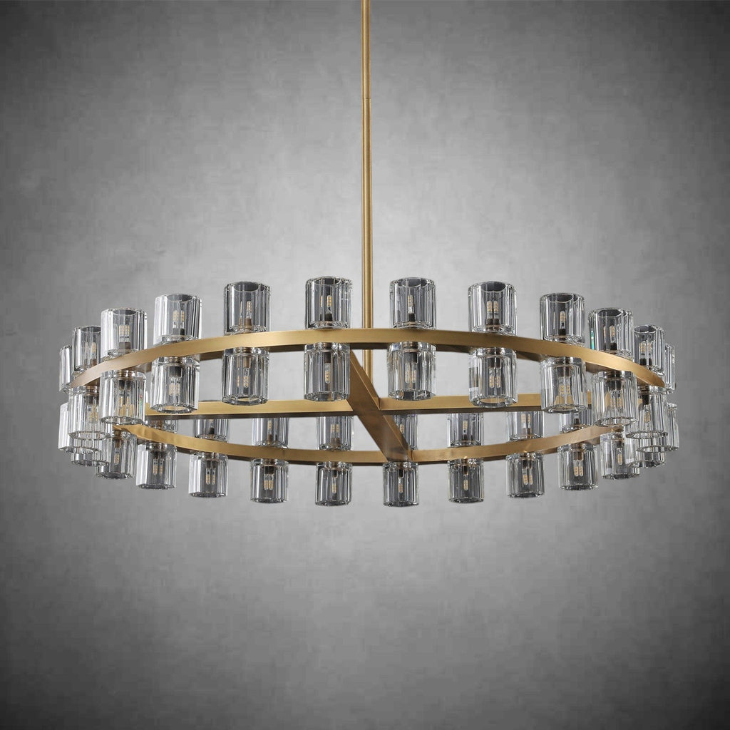 Auraline Modern Round Cryastal Chandelier