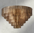 Sirene Smoke Glass Round Chandelier 41
