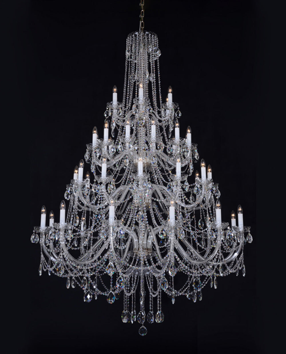 42 Lights Long Bohemia Style Chandelier 63"W 87"H-大吊灯-Jecanoli