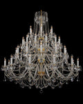 42 Lights Oversized Bohemia Style Crystal Chandelier 63
