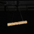 Modern Linear Geode Quartz Crystal Pendant Light-现代灯-Jecanoli