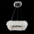 24'' Square Modern Geode Quartz Crystal Chandelier-现代灯-Jecanoli