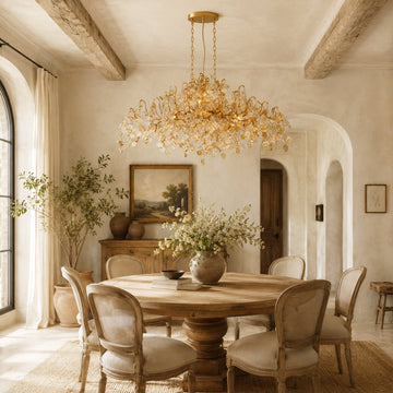 Campo Linear Chandelier 10 Light 45"W-Jecanoli